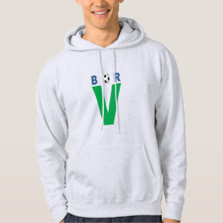 Sweat à capuche cendre  BRAZIL  VICTORY  SPORT 