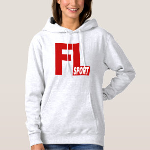 Sweat à capuche cendre DESIGN FLORIDA SPORT