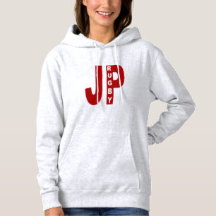 Sweat à capuche cendre femme JAPAN RUGBY