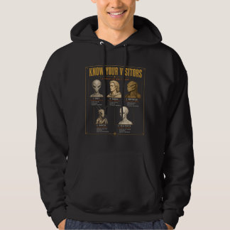 Sweat à Capuche Connaissez Vos Visiteurs