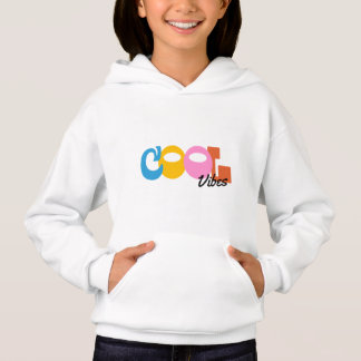 Sweat à capuche Cool Vibes pour filles