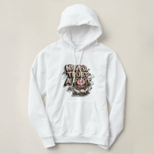 Sweat à capuche crop Graffiti Cochon de Fart : Gra