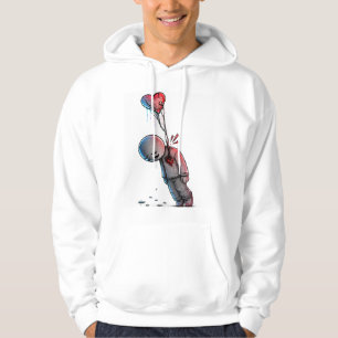Sweat à capuche d'art sombre émotionnel