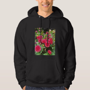 Sweat à capuche Deep Pink Dahlias