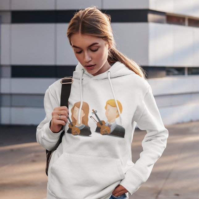Sweat à capuche des violonistes sans visage (Créateur téléchargé)