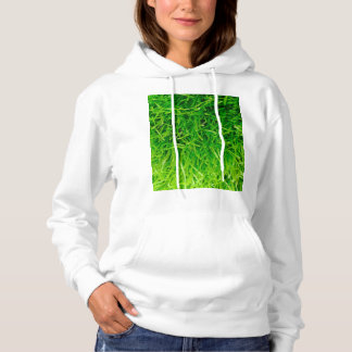 Sweat à capuche en herbe pour femmes