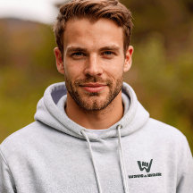 Sweat à capuche Essential Logo Noir Wave and Walk