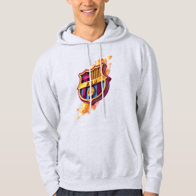 Sweat à capuche FC Barcelone (Devant)