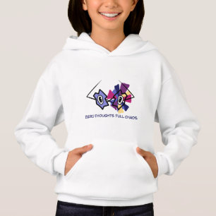 Sweat à capuche Filles Zero Thoughts Full Chaos -