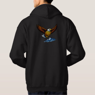 Sweat à capuche Flying Eagle Bitcoin Trader Nom pe