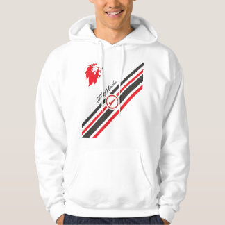 Sweat à capuche graphique à rayures de lion audaci