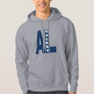 Sweat à capuche  gris  ALBERTA  HOCKEY 