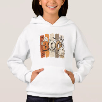 Sweat à capuche Halloween Fantôme Boo
