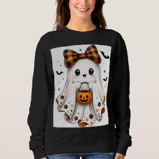 Sweat à capuche Halloween Fantôme Boo