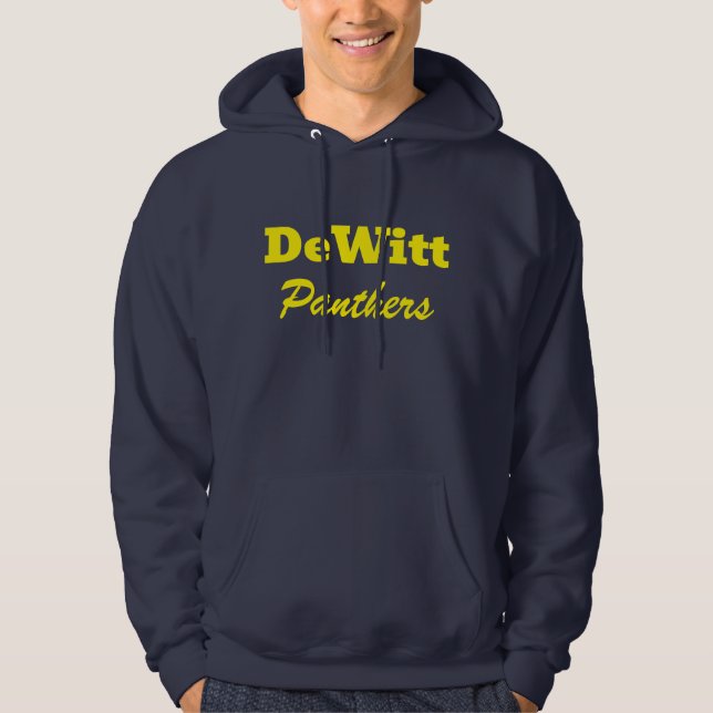 Sweat à capuche imprimé DeWitt High School (Devant)