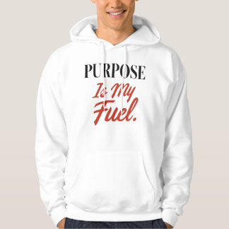 Sweat à capuche inspirant « Mon but est mon carbur