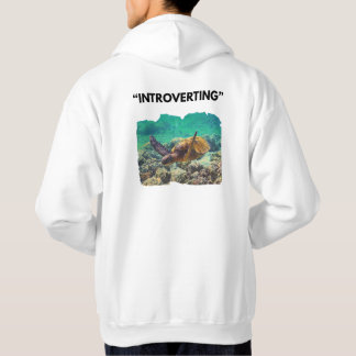 Sweat à capuche introverti avec symbole de tortue