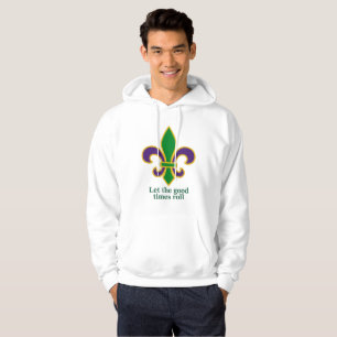 Sweat à capuche Mardi Gras adulte