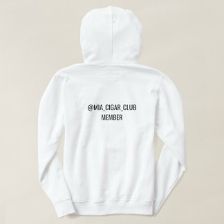 Sweat à capuche @MIA_CIGAR_CLUB