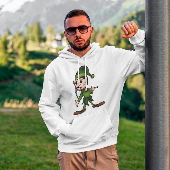 Sweat à capuche Nain Vert (Créateur téléchargé)