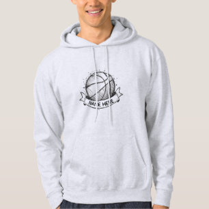 Sweat à capuche personnalisé pour basketball avec 