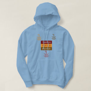 Sweat à capuche pour adulte (bleu clair vif)