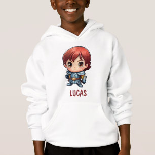 Sweat à capuche pour enfants avec personnage de ch