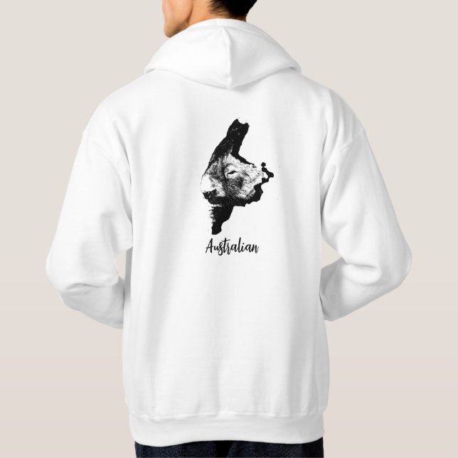 Sweat à capuche pour hommes (Dos)