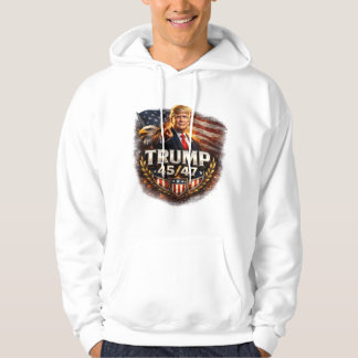 Sweat à capuche Trump 45/47