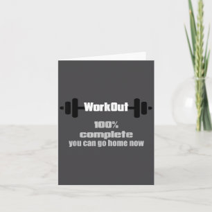 Sweat Activated Motivational Workout Complete Gym Card