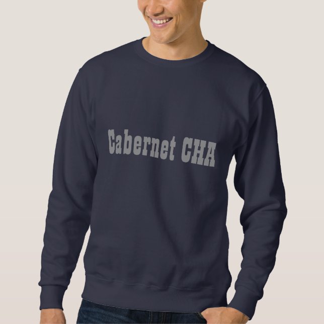 Sweat Cabernet CHA Bleu Classic Gris Sweatshirt (Front)