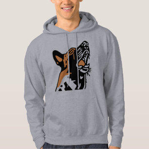 sweat cry of malinois hoodie
