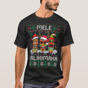 Sweat de Noël moche Mele Kalikimaka Xm hawaïen
