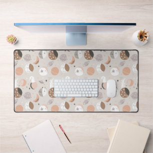Sweat Dream Bunnies In Space Pattern Desk Mat