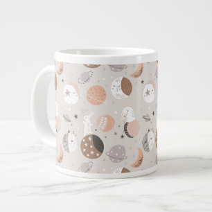Sweat Dream Bunnies In Space Pattern Large Coffee Mug