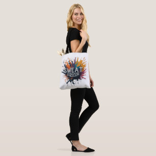 sweat equals tote bag