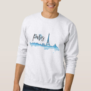 Sweat Homme Blanc Basic Paris