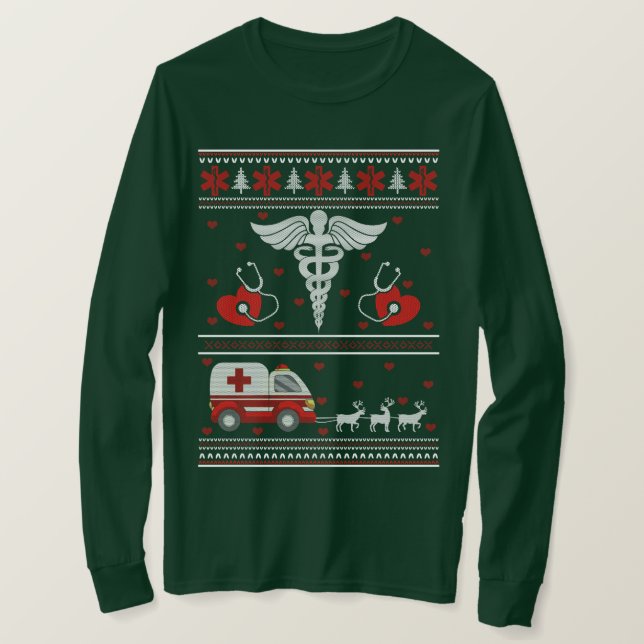 Sweat Médicale de vacances moche (Design devant)