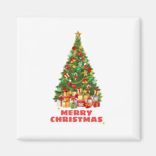 Sweat Merry And Bright Christmas Family Holiday Magnet