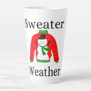 Sweat Météo Tasse en latte
