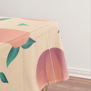 Sweat peach pattern tablecloth