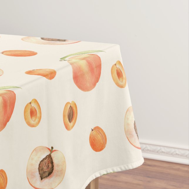 Sweat peach pattern tablecloth (In Situ)