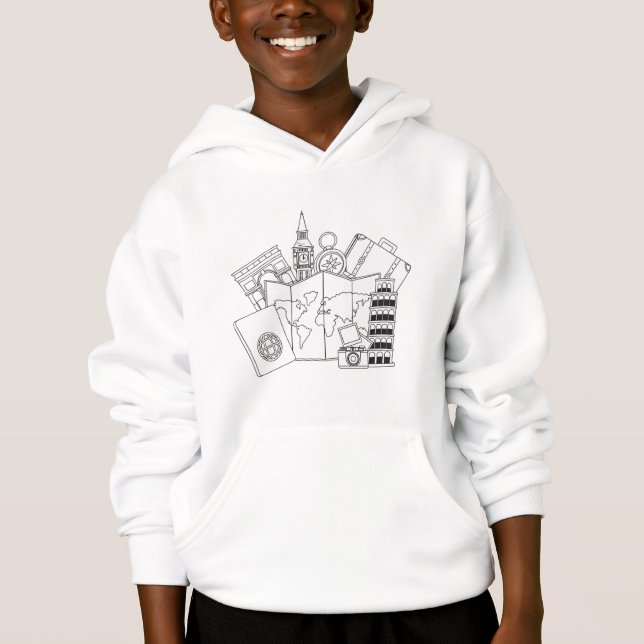 sweat - shirt à capuche (Devant)