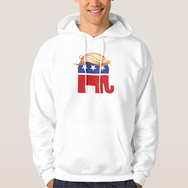 Sweat - shirt à capuche 2012 d'éléphant d'atout (Devant)
