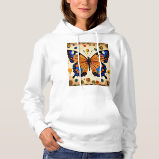 Sweat - shirt à capuche à double conception d'art