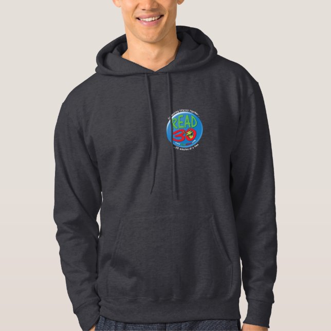 Sweat - shirt à capuche adulte de Read3Zero (gris) (Devant)