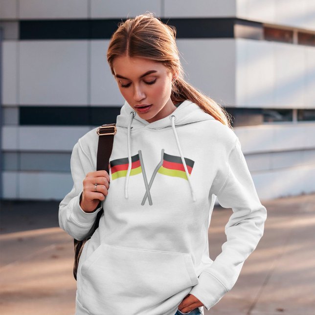 Sweat - shirt à capuche Allemagne drapeaux (Créateur téléchargé)