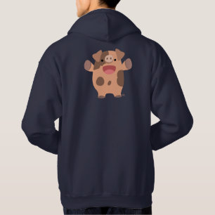 Sweat - shirt à capuche amical mignon de porc de
