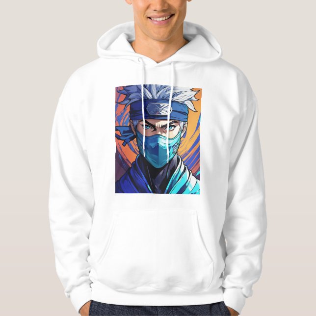 Sweat - shirt à capuche Anime (Devant)