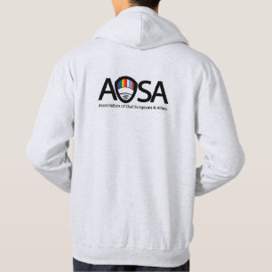 Sweat - shirt à capuche AOSA (avant et arrière)